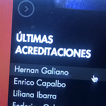 Sistema de acreditaciones